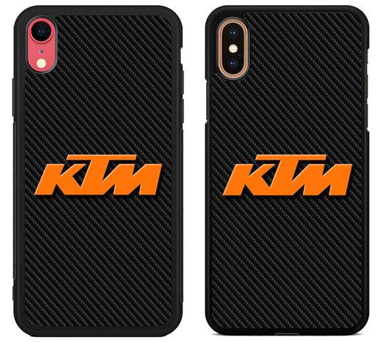 KTM logo Black Carbon iPhone X | Xs | Xr | Xs Max Case