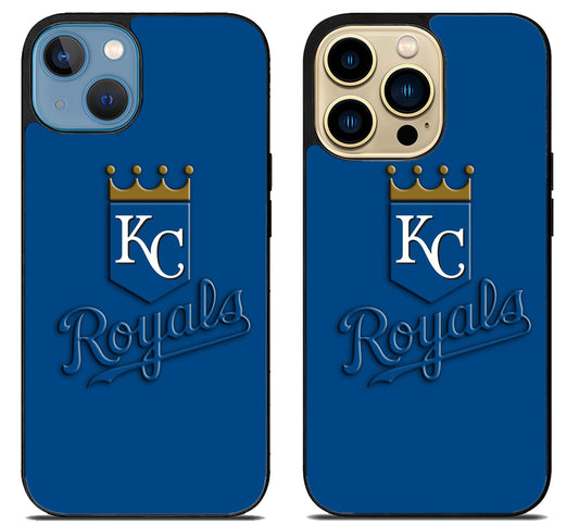Kansas City Royals Logo Blue iPhone 14 | 14 Plus | 14 Pro | 14 Pro Max Case