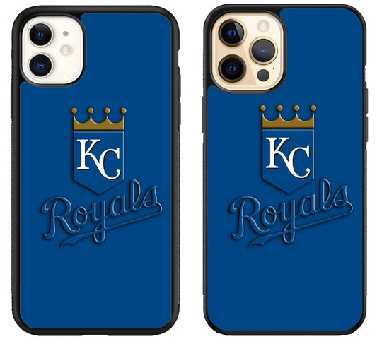 Kansas City Royals Logo Blue iPhone 12 | 12 Mini | 12 Pro | 12 Pro Max Case