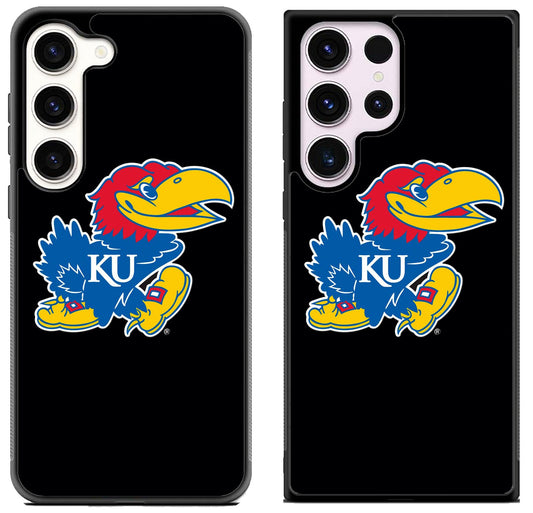 Kansas Jayhawks Black Samsung Galaxy S23 | S23+ | S23 Ultra Case
