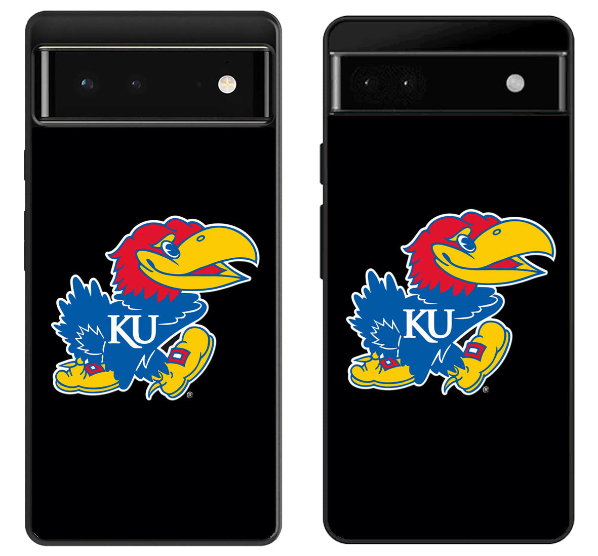 Kansas Jayhawks Black Google Pixel 6 | 6A | 6 Pro Case