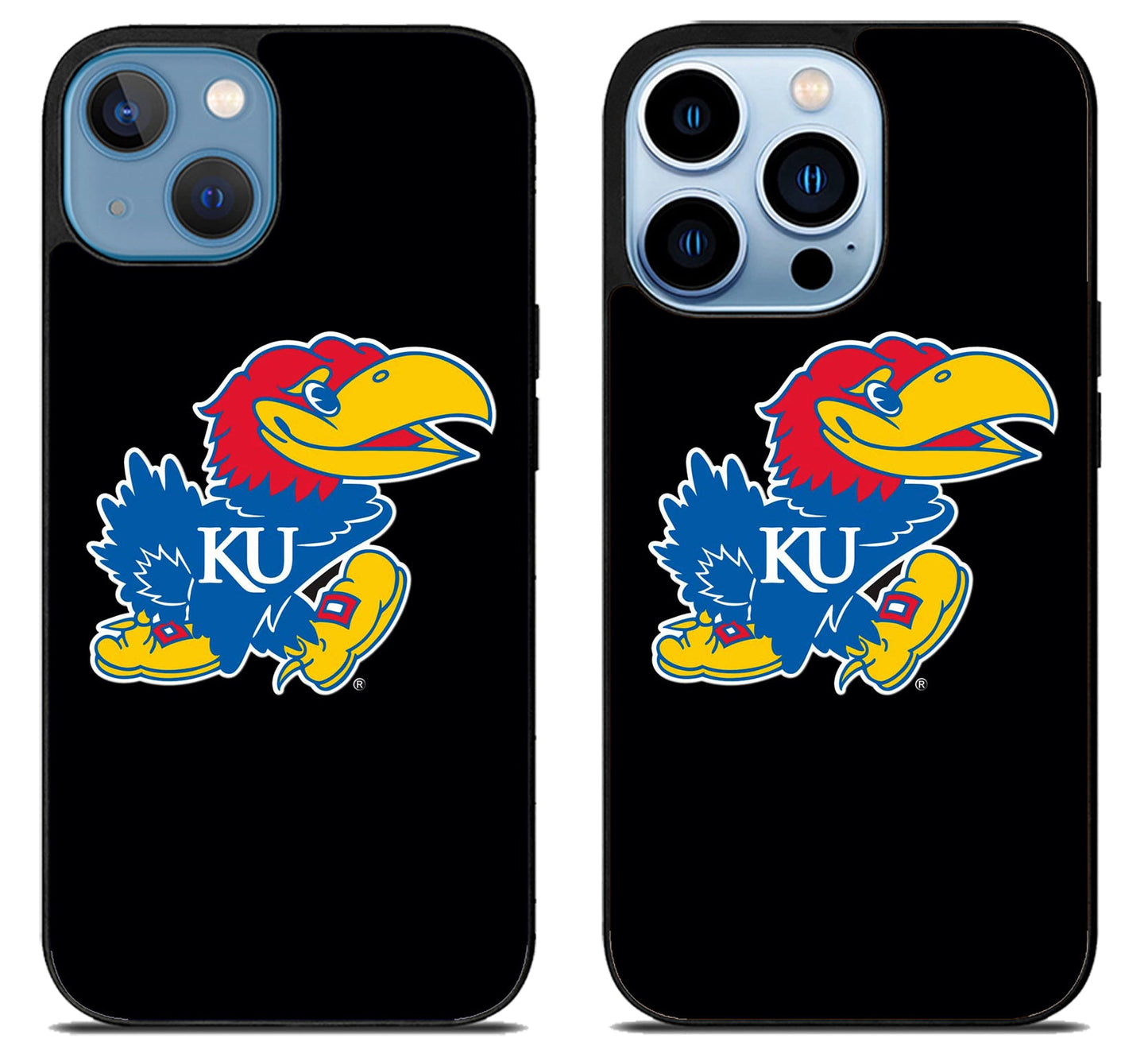 Kansas Jayhawks Black iPhone 13 | 13 Mini | 13 Pro | 13 Pro Max Case