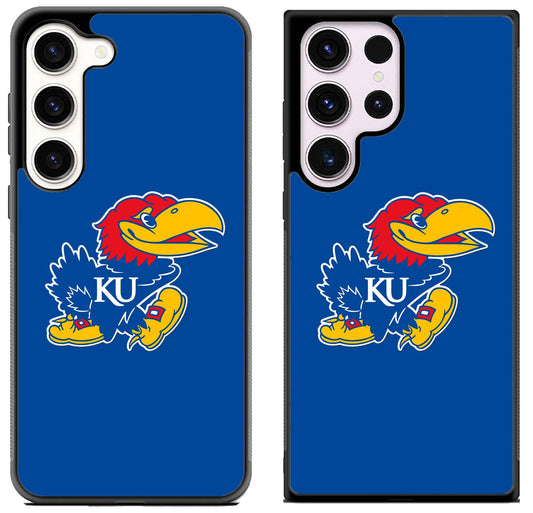 Kansas Jayhawks Logo Blue Samsung Galaxy S23 | S23+ | S23 Ultra Case
