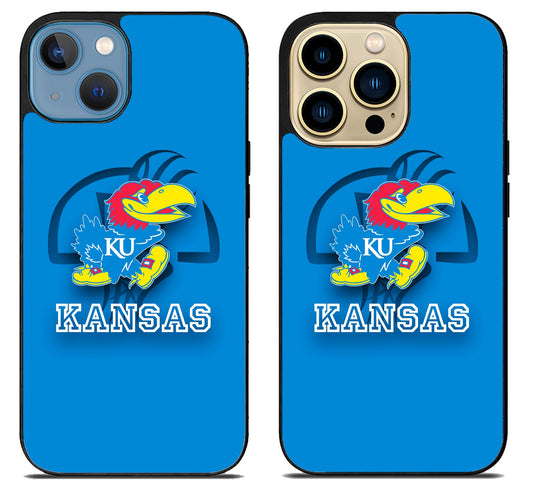 Kansas Jayhawks Logo iPhone 14 | 14 Plus | 14 Pro | 14 Pro Max Case