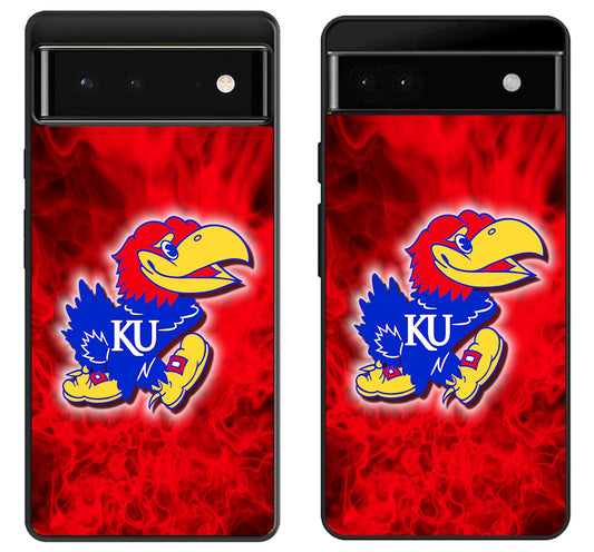 Kansas Jayhawks Red Google Pixel 6 | 6A | 6 Pro Case