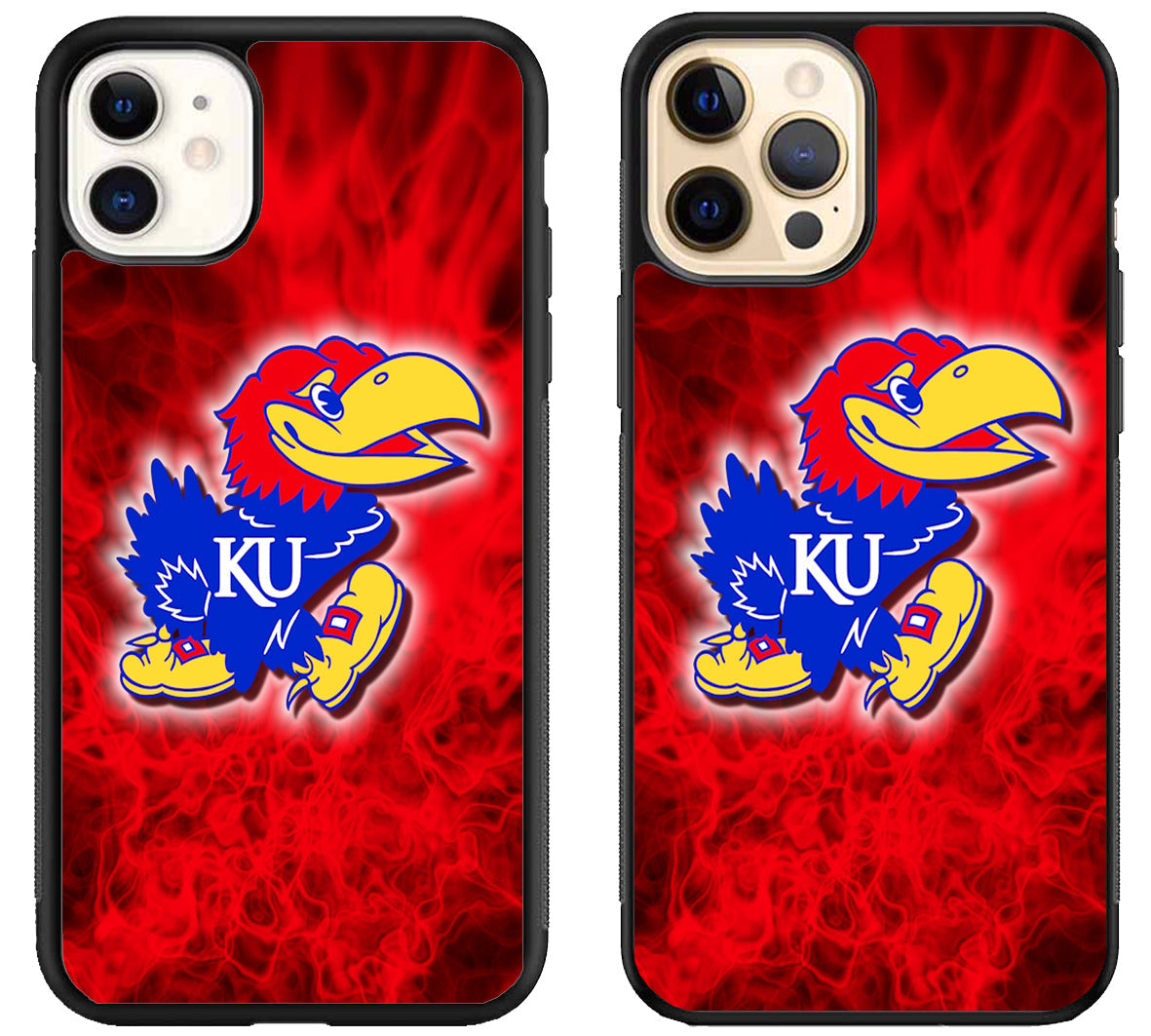 Kansas Jayhawks Red iPhone 12 | 12 Mini | 12 Pro | 12 Pro Max Case