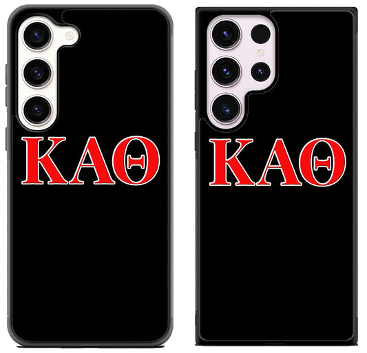 Kappa Alpha Theta Black Samsung Galaxy S23 | S23+ | S23 Ultra Case