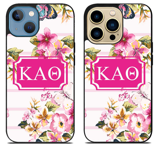Kappa Alpha Theta Flowers iPhone 14 | 14 Plus | 14 Pro | 14 Pro Max Case