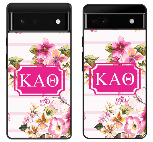 Kappa Alpha Theta Flowers Google Pixel 6 | 6A | 6 Pro Case