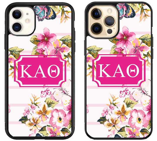 Kappa Alpha Theta Flowers iPhone 12 | 12 Mini | 12 Pro | 12 Pro Max Case