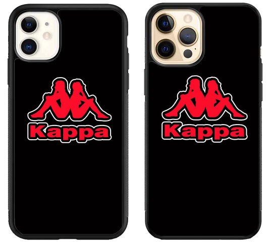 Kappa Logo Black iPhone 12 | 12 Mini | 12 Pro | 12 Pro Max Case