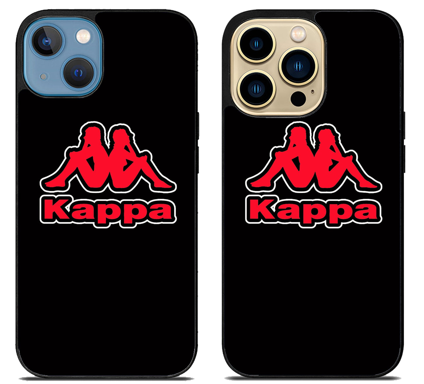 Kappa Logo Black iPhone 14 | 14 Plus | 14 Pro | 14 Pro Max Case