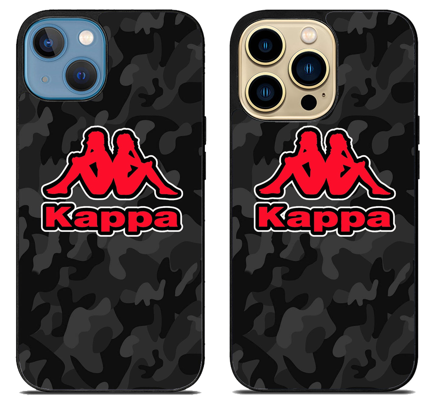Kappa Logo Camo iPhone 14 | 14 Plus | 14 Pro | 14 Pro Max Case