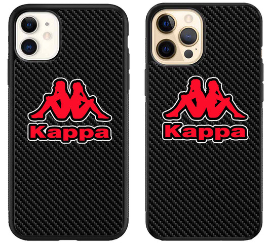 Kappa Logo Carbon iPhone 12 | 12 Mini | 12 Pro | 12 Pro Max Case