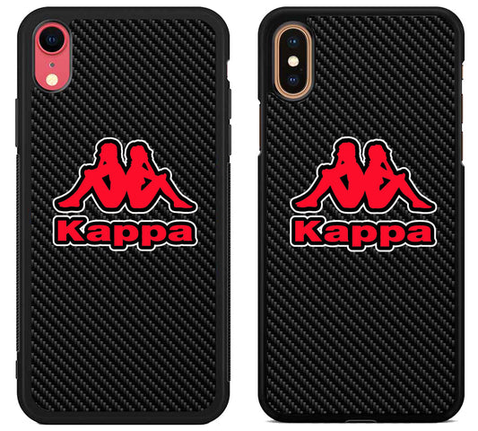 Kappa Logo Carbon iPhone X | Xs | Xr | Xs Max Case