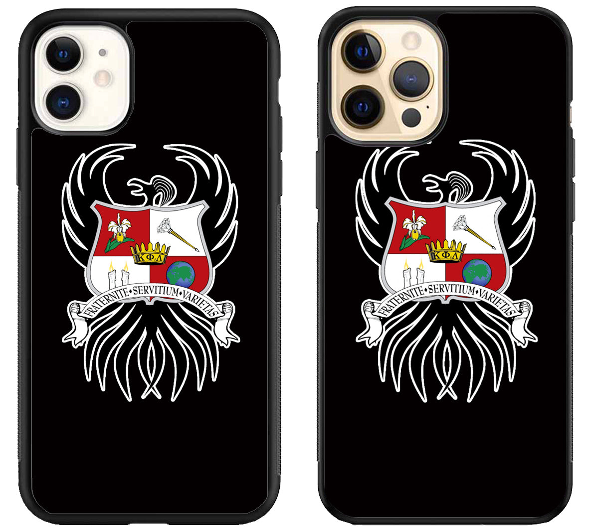 Kappa Phi Lambda Black iPhone 12 | 12 Mini | 12 Pro | 12 Pro Max Case