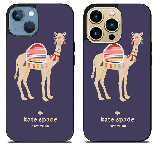 Kate Spade Applique Camel iPhone 14 | 14 Plus | 14 Pro | 14 Pro Max Case