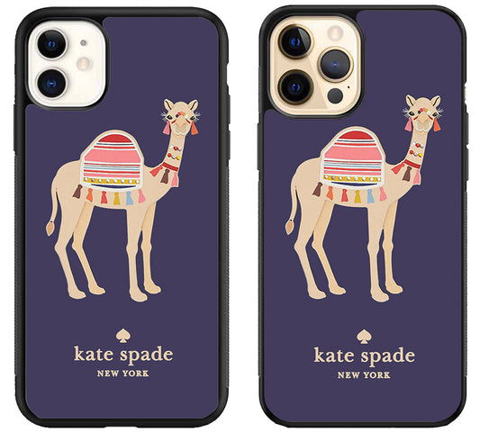 Kate Spade Applique Camel iPhone 12 | 12 Mini | 12 Pro | 12 Pro Max Case