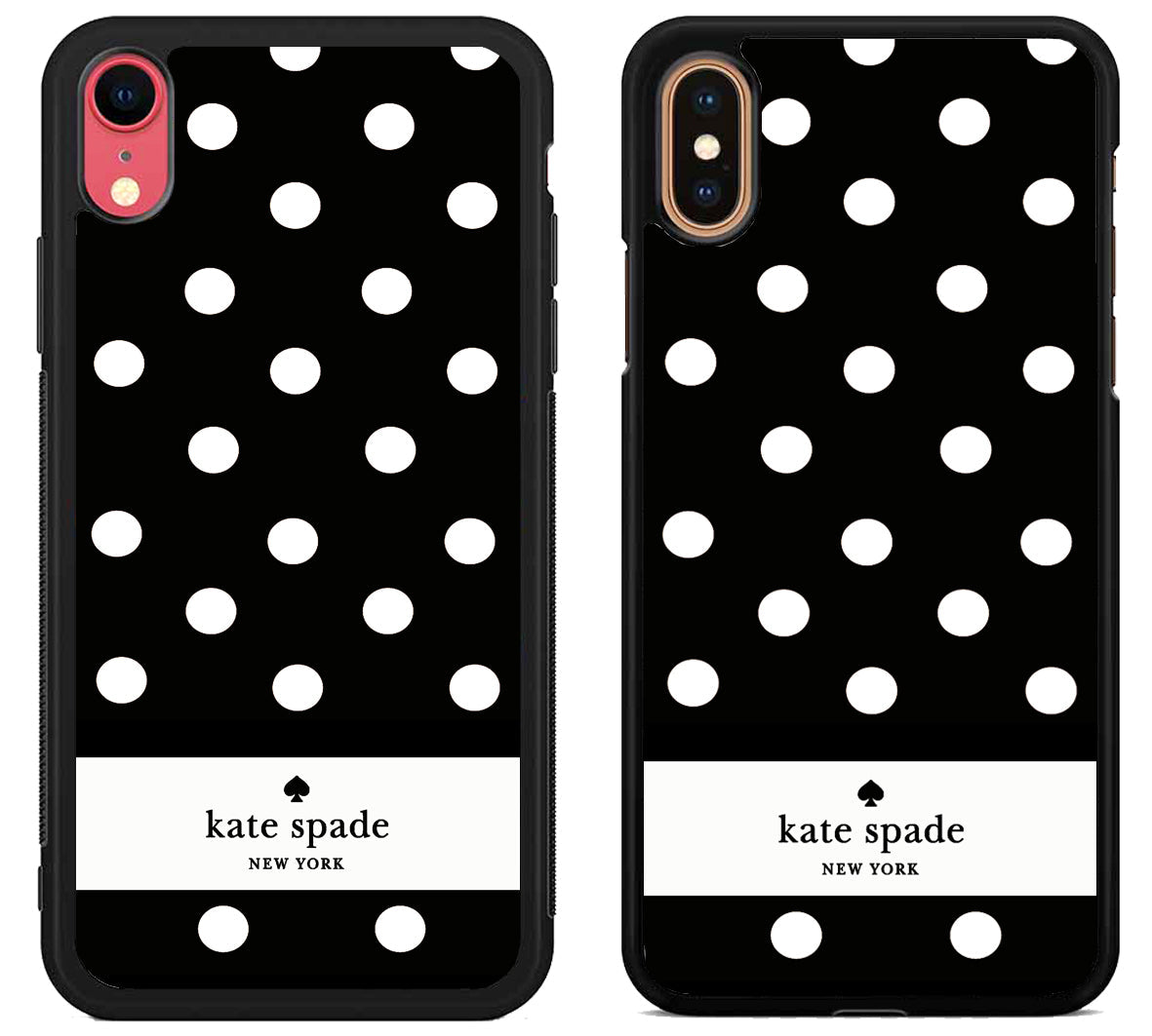 Kate Spade Black Polkadot iPhone X | Xs | Xr | Xs Max Case