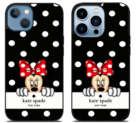 Kate Spade Black Minnie Mouse iPhone 13 | 13 Mini | 13 Pro | 13 Pro Max Case