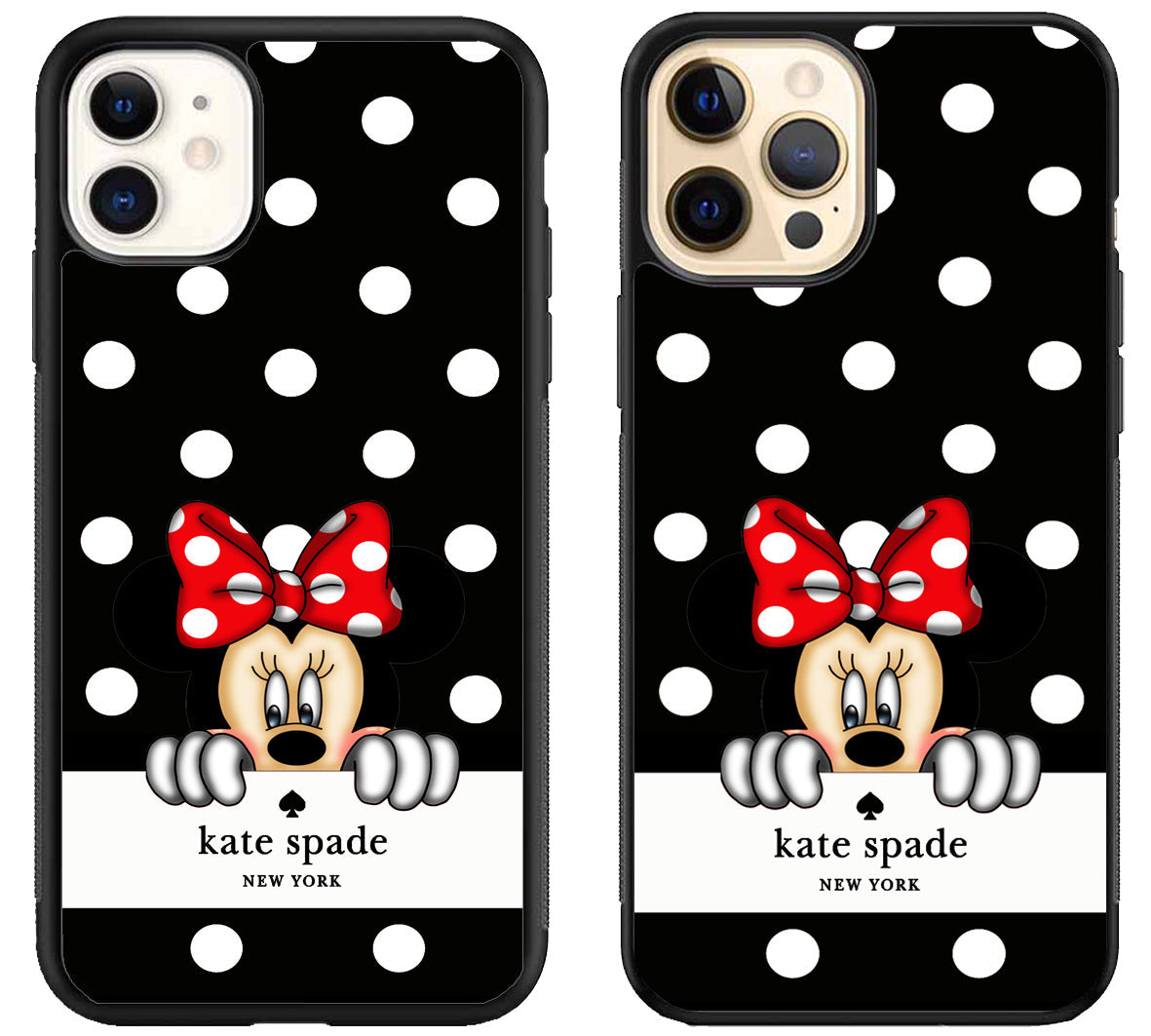 Kate Spade Minnie Mouse Black iPhone 12 | 12 Mini | 12 Pro | 12 Pro Max Case