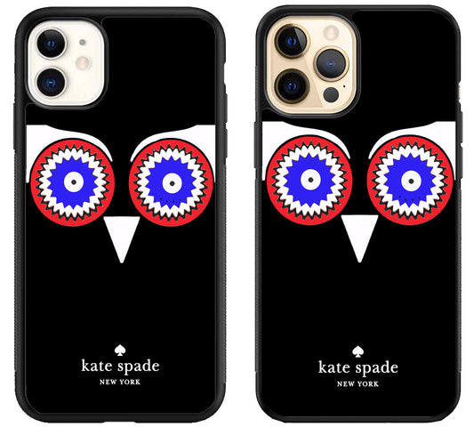 Kate Spade Moster Owl Black iPhone 12 | 12 Mini | 12 Pro | 12 Pro Max Case