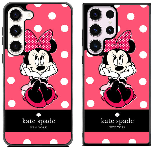 Kate Spade Pink Minnie mouse Samsung Galaxy S23 | S23+ | S23 Ultra Case