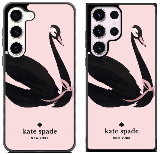 Kate Spade Pink Swan Samsung Galaxy S23 | S23+ | S23 Ultra Case