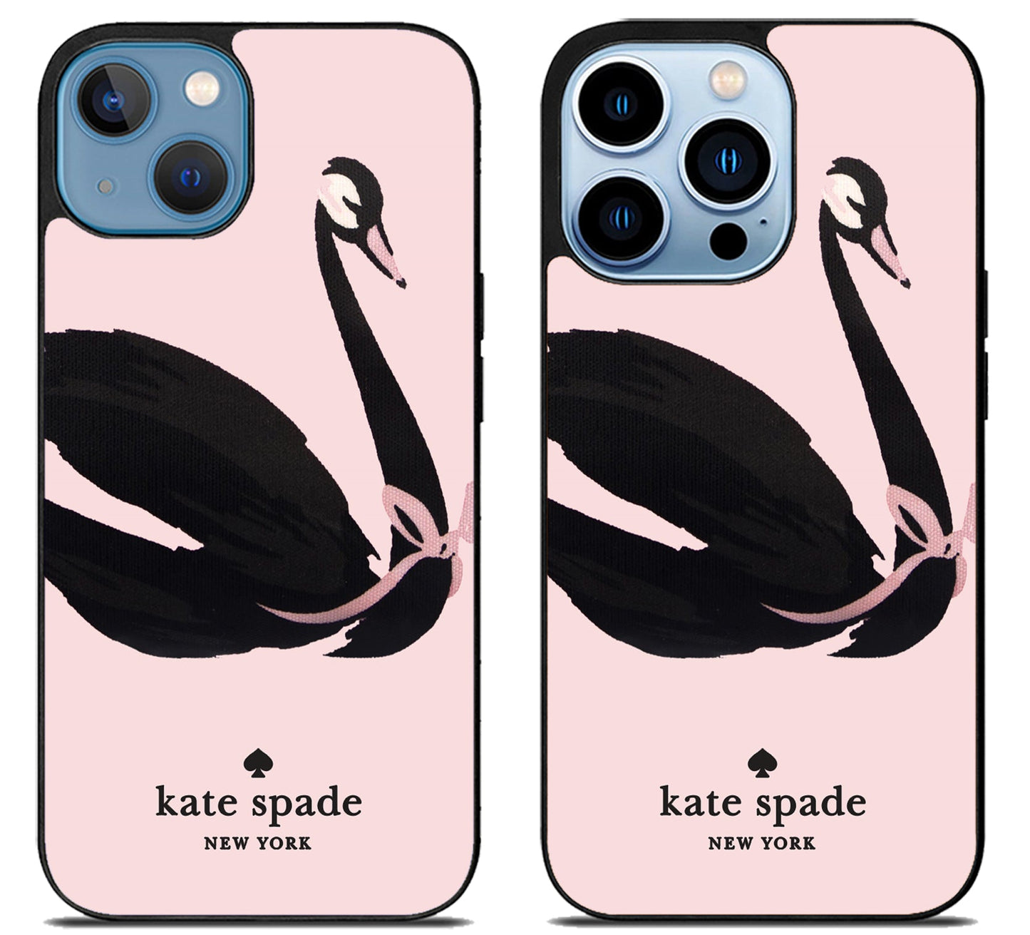 Kate Spade Pink Swan iPhone 13 | 13 Mini | 13 Pro | 13 Pro Max Case