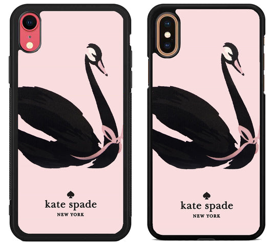 Kate Spade Pink Swan iPhone X | Xs | Xr | Xs Max Case