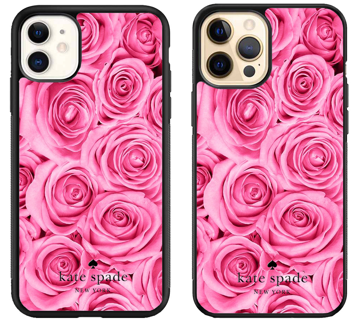 Kate Spade Pink rose iPhone 12 | 12 Mini | 12 Pro | 12 Pro Max Case