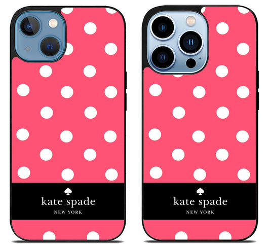 Kate Spade Polkadot Pink iPhone 13 | 13 Mini | 13 Pro | 13 Pro Max Case