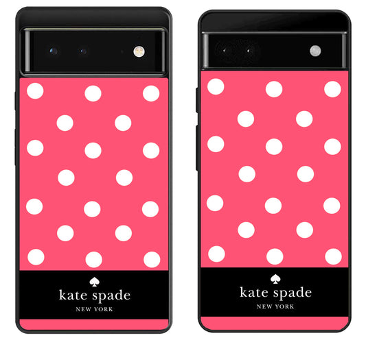 Kate Spade Polkadot Pink Google Pixel 6 | 6A | 6 Pro Case