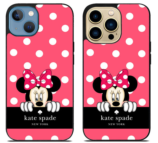 Kate Spade Polkadot cute iPhone 14 | 14 Plus | 14 Pro | 14 Pro Max Case