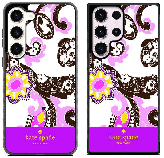 Kate Spade Rose Purple Samsung Galaxy S23 | S23+ | S23 Ultra Case