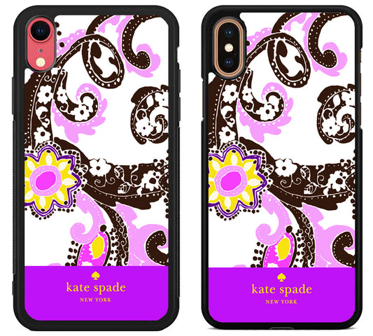 Kate Spade Rose Purple iPhone X | Xs | Xr | Xs Max Case