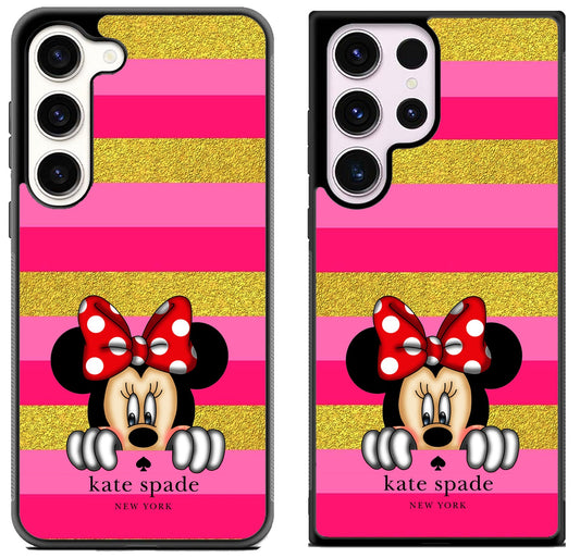 Kate Spade Striped Hello Kiity Samsung Galaxy S23 | S23+ | S23 Ultra Case
