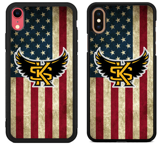 Kennesaw State Owls Flag iPhone X | Xs | Xr | Xs Max Case