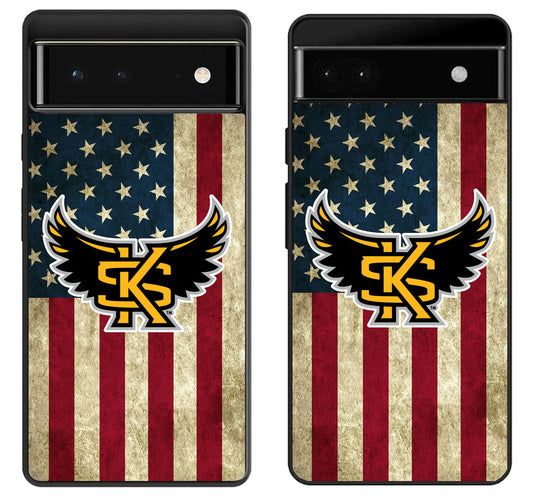 Kennesaw State Owls Flag Google Pixel 6 | 6A | 6 Pro Case