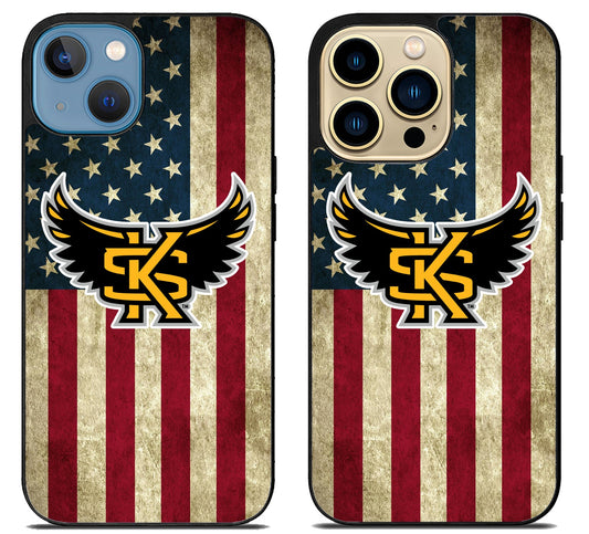 Kennesaw State Owls Flag iPhone 14 | 14 Plus | 14 Pro | 14 Pro Max Case