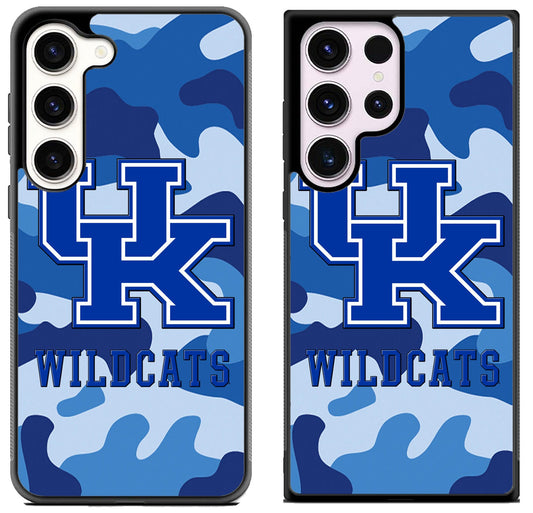Kentucky Wildcats Blue Camo Samsung Galaxy S23 | S23+ | S23 Ultra Case