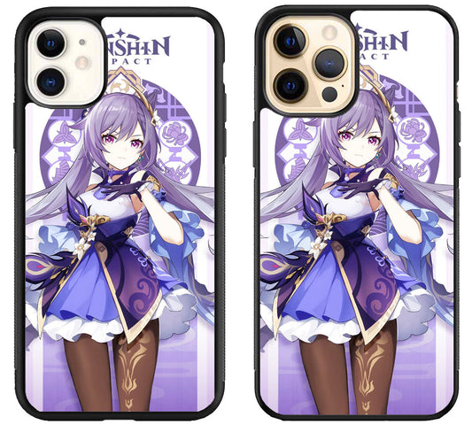 Keqing Genshin Impact Cover iPhone 12 | 12 Mini | 12 Pro | 12 Pro Max Case
