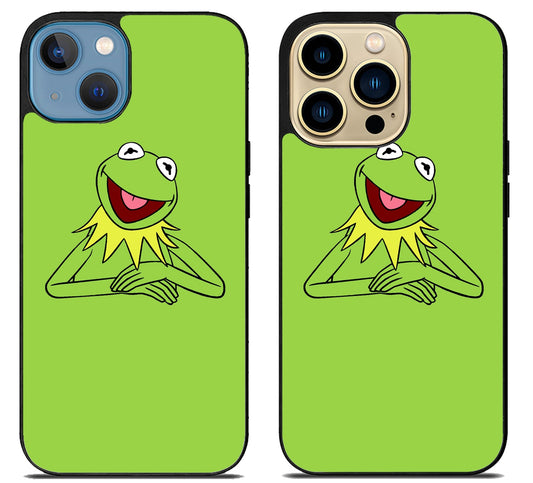 Kermit The Frog Funny iPhone 14 | 14 Plus | 14 Pro | 14 Pro Max Case