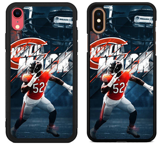 Khalil Mack Chicago Bears iPhone X | Xs | Xr | Xs Max Case