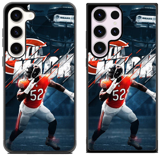 Khalil Mack Chicago Bears Samsung Galaxy S23 | S23+ | S23 Ultra Case