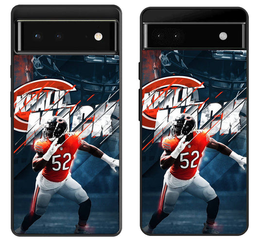 Khalil Mack Chicago Bears Google Pixel 6 | 6A | 6 Pro Case