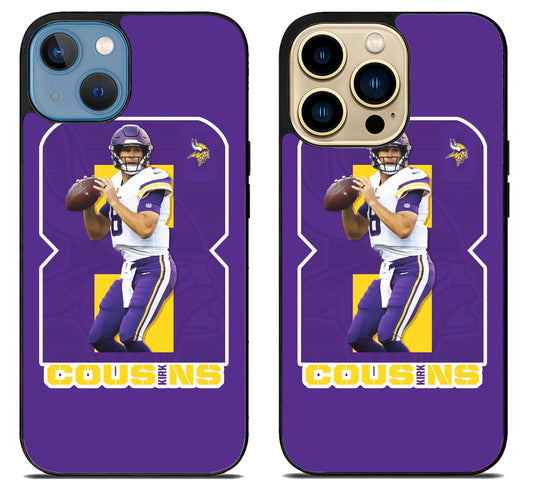 Kirk Cousins Minnesota Vikings iPhone 14 | 14 Plus | 14 Pro | 14 Pro Max Case