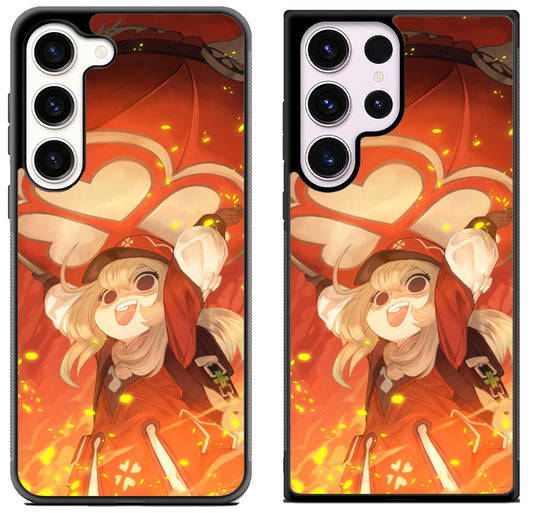 Klee Genshin Impact Background Samsung Galaxy S23 | S23+ | S23 Ultra Case