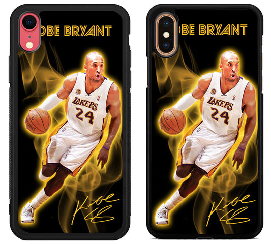 Kobe Bryant LA Lakers With Signature iPhone X | Xs | Xr | Xs Max Case