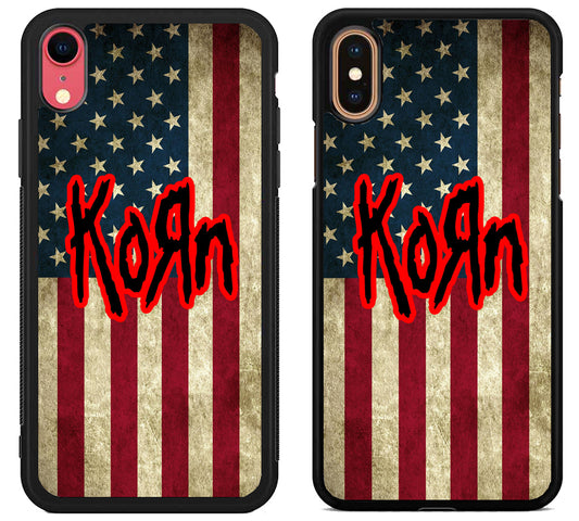 Korn Logo Flag iPhone X | Xs | Xr | Xs Max Case